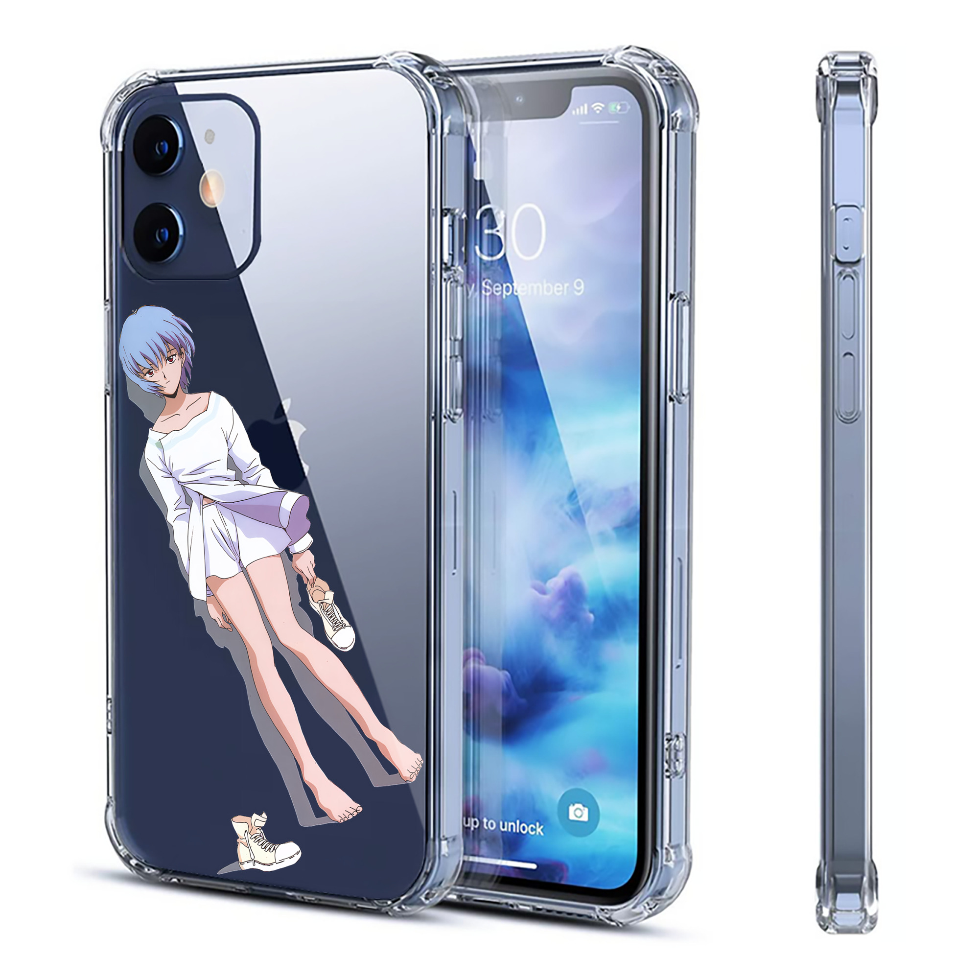（画像用） EVA 新世紀エヴァンゲリオン 【iPhone 12シリーズ対応】透明スマホケース（クリアソフトケース）